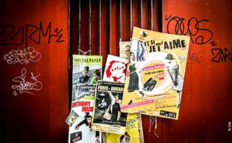 Photographie issue de la série AFFICH GNON