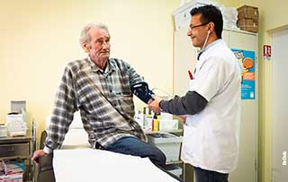 Au centre hospitalier