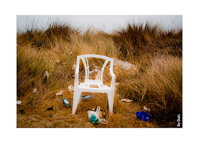 Des wc dans les dunes.