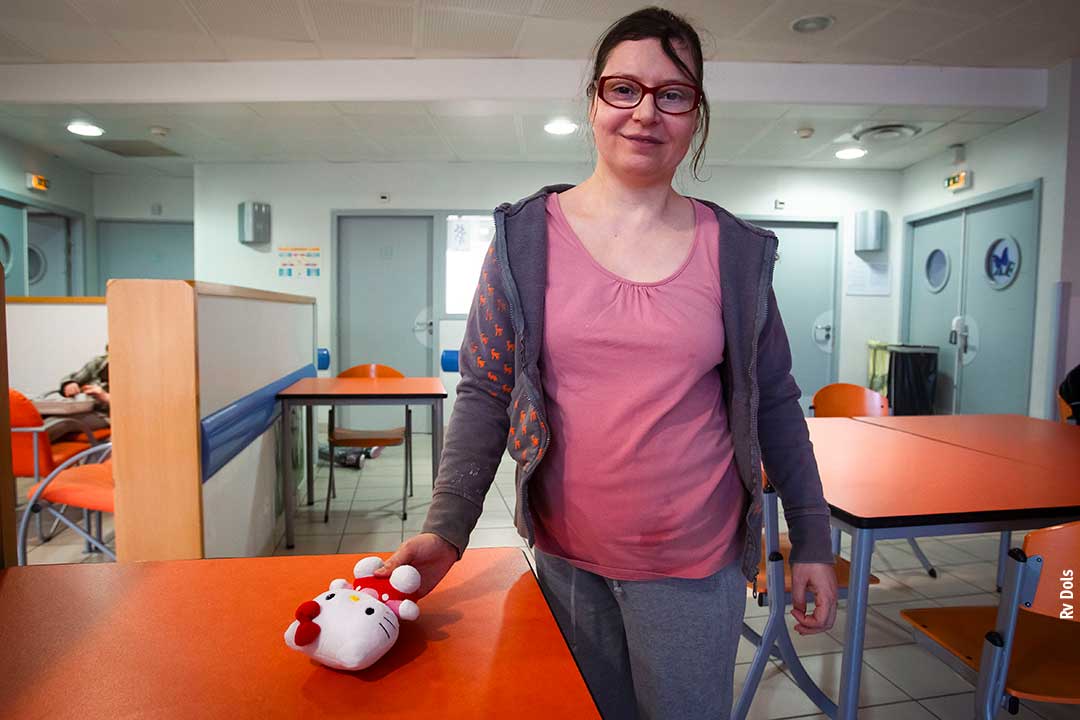 La femme enfant au centre hospitalier.