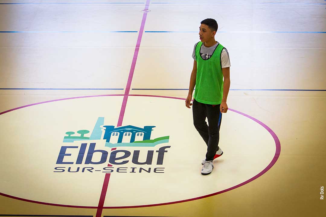 Gymnase de la ville d'Elbeuf.