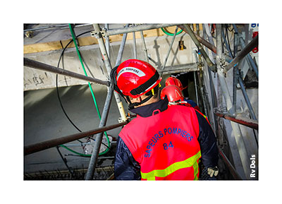 Un sapeurs Pompiers du Vaucluse.