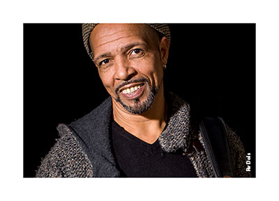 Portrait photo d'Alain basiste du groupe Celtic Kanan.