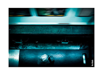 Le passage du métro.
