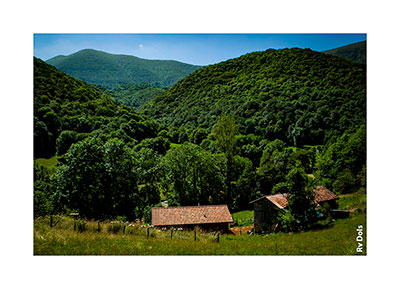 La vallée d'Aspet dans les Pyrénés.